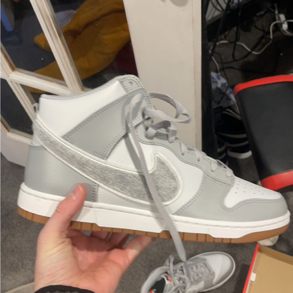 Nike Grey High Top Dunks